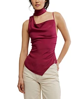 Free People Women's True To You Asymmetric-Neck Tank Top