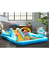 Intex 96" x 78" x 28" Inflatable Jungle Adventure Play Center Spray Kiddie Pool