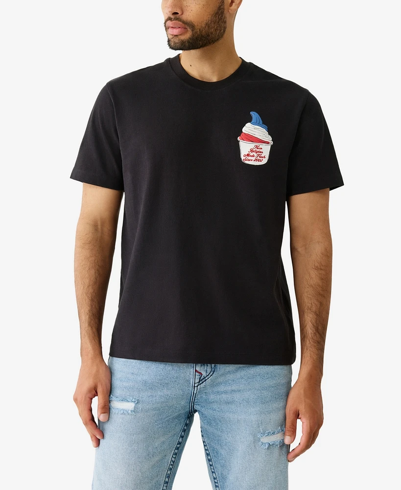 True Religion Men's Short Sleeve Made Fresh T-Shirt