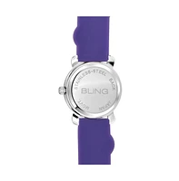 Bling Jewelry Time Teacher 3D Sports Wrist Watch Silicone Wristband