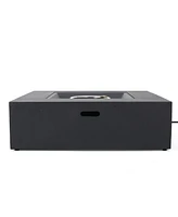 Modern Concrete Propane Fire Pit - 50,000 Btu