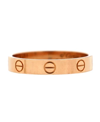 Pre-Owned Cartier Love Wedding Band Ring 18K Rose Gold