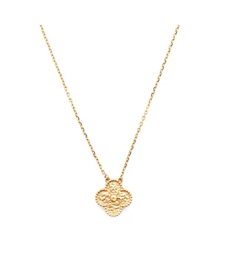 Pre-Owned Van Cleef & Arpels Vintage Alhambra Pendant Necklace 18K Gold