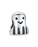 Bling Jewelry Spooky Halloween Ghost Charm Bead Sterling Silver for European Bracelet