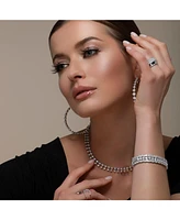 Anna Zuckerman Luxe G Color 5 Carat Tennis Bracelet Four Prong