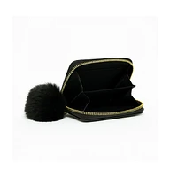 Tiny Treats + Zomi Gems Girls Tweed Mix Wallet, Black
