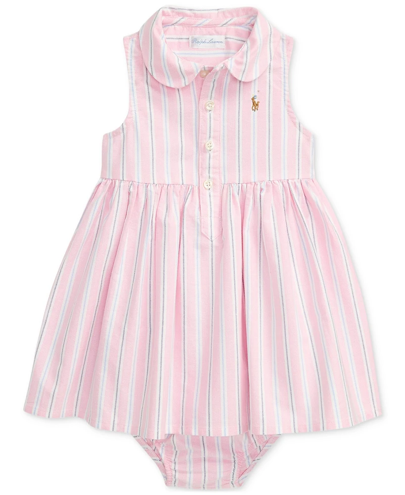 Polo Ralph Lauren Baby Girls Cotton Oxford Dress