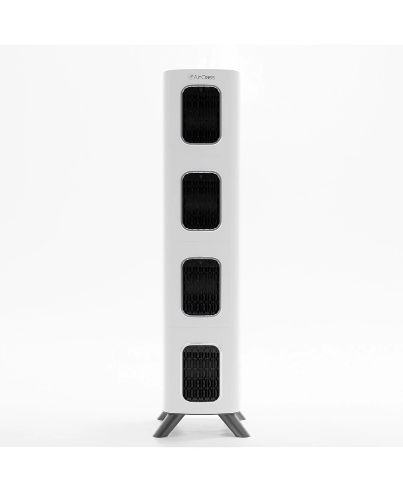 Air Oasis iAdapt 2.0 H13 Hepa Filter Air Purifier | Reduces Up To 99% of Viruses, Mold, Dust, Smoke, Pollen & Odors | Whisper Quiet Operation |WiFi Co
