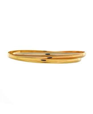 Pre-Owned Cartier Vintage Trinity Bangle Bracelet 18K Tricolor Gold