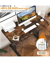Electric Standing Desk Adjustable Stand up Computer Anti-collision