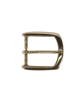 Trafalgar Men's 35mm Italian Solid Brass Rounded Edged Harness Belt Buckle