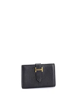 Pre-Owned Hermes Bearn Card Case Chevre Mysore