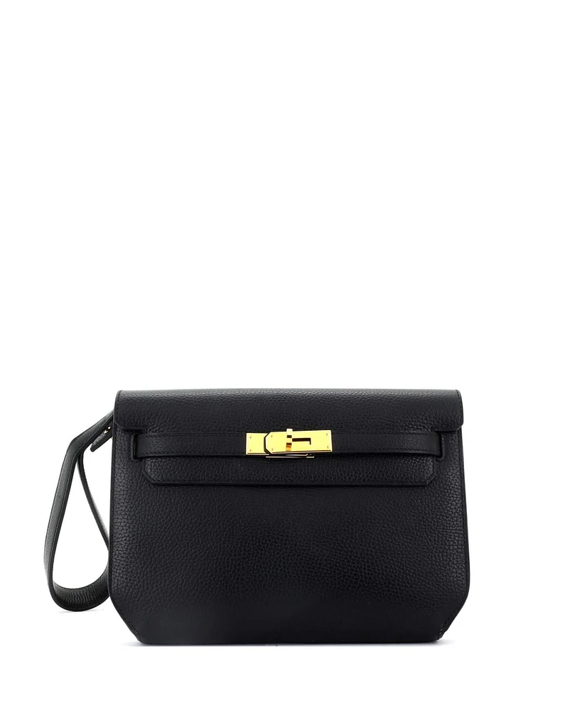 Pre-Owned Hermes 25 Kelly Depeches Pouch Galop d'Hermes