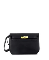 Pre-Owned Hermes 25 Kelly Depeches Pouch Galop d'Hermes