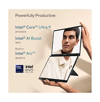 14" Zenbook Duo UX8406 Touchscreen Laptop Intel Core Ultra 9 Processor 285H 32GB Ram LPDDR5X Intel Arc Graphics 1TB Ssd Storage - Inkwell Gray