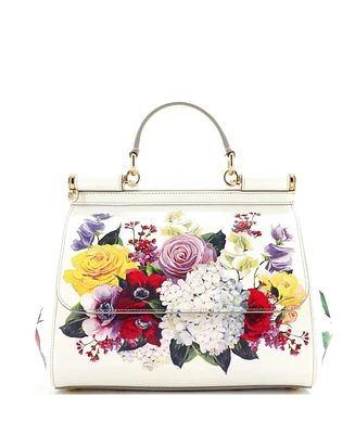 Pre-Owned Dolce & Gabbana Medium Miss Sicily Bag Printed Leather
