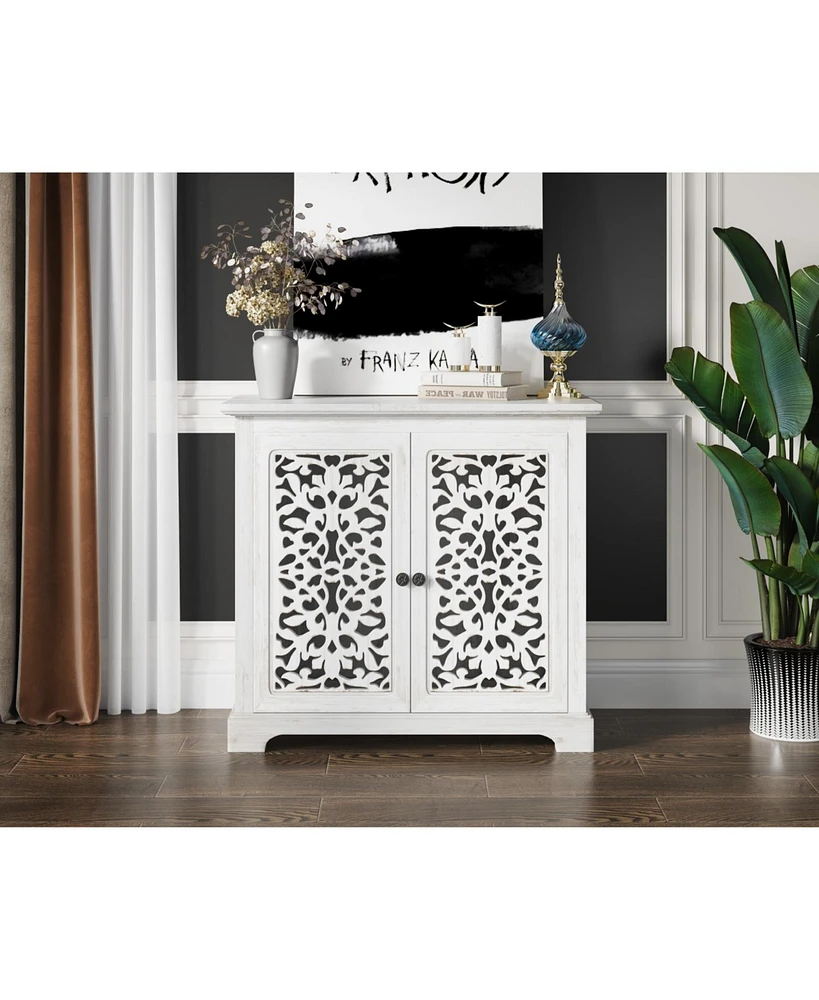 Antique Carved Sideboard Cabinet