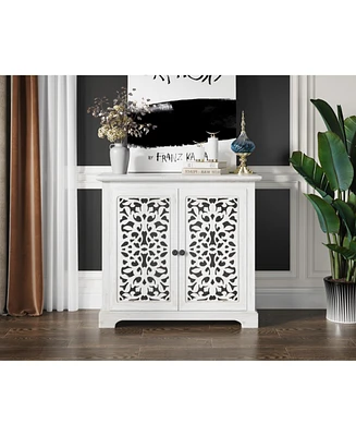Antique Carved Sideboard Cabinet