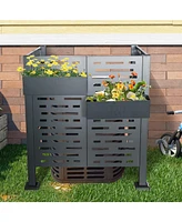 Air Conditioner Privacy Fence - 3.5x3.5 Ft Metal Cover