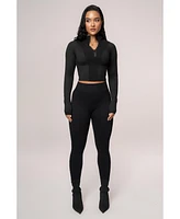 Jluxlabel Women's Momentum Ribbed Top