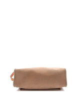 Pre-Owned Hermes 31 Herbag Zip Leather and Toile