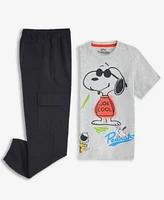 Epic Threads Little Big Boys Joe Cool T Shirt Performance Cargo Jogger Pants Exclusively At Macys