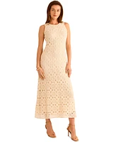 Vince Camuto Women's Crochet Maxi Tank Dress
