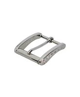 Trafalgar Men's 35mm Solid Brass Italian Classic Arched Rectangular Harness Belt Buckle