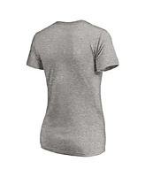 Fanatics Women's Gray Texas A&M Aggies Primary Logo V-Neck T-Shirt