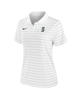 Nike Women's White Seattle Mariners Authentic Collection Victory Performance Polo Shirt