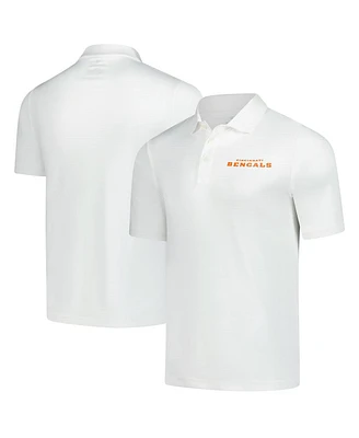 Fanatics Men's White Cincinnati Bengals Polo Shirt
