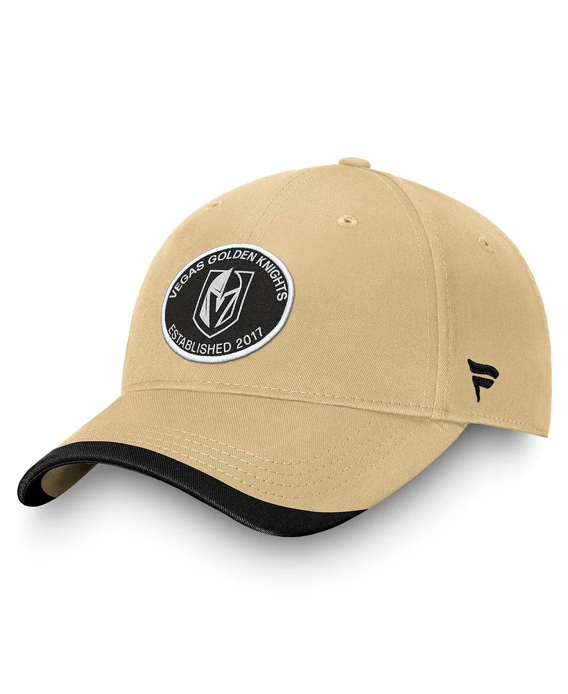 Fanatics Men's Tan Vegas Golden Knights Fundament Adjustable Hat