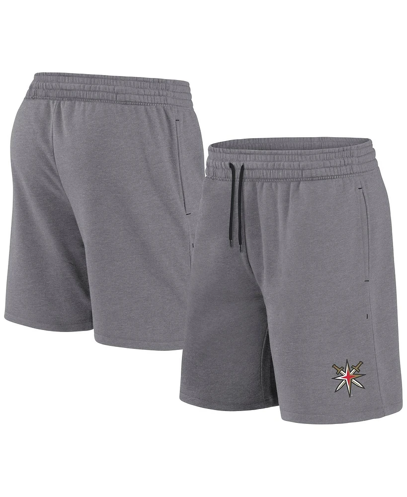 Fanatics Men's Heather Gray Vegas Golden Knights Humble Training Shorts