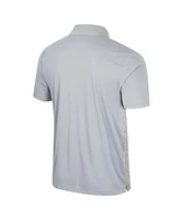Colosseum Men's Gray Mississippi State Bulldogs Cybernetic Polo Shirt