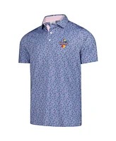 Puma Men's Blue Arnold Palmer Invitational Tea Time Mattr Polo Shirt