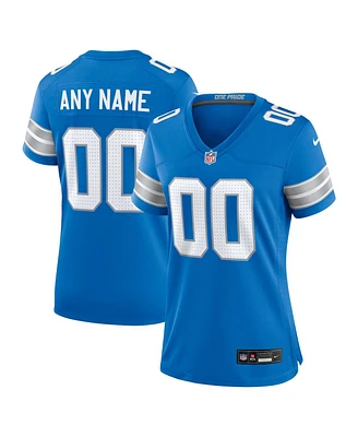 Nike Women's Blue Detroit Lions Custom Game Jersey