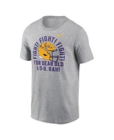 Nike Men's Heather Gray Lsu Tigers Local Song T-Shirt