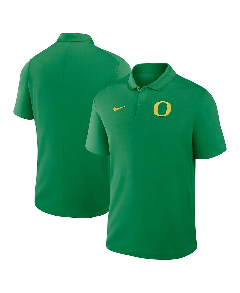 Nike Men's Green Oregon Ducks Primetime Victory Primary Logo Performance Polo Shirt