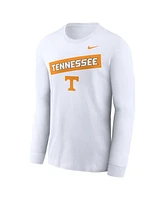 Nike Men's White Tennessee Volunteers Two-Hit Classic Location Long Sleeve T-Shirt