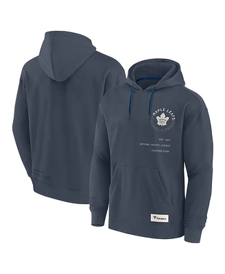 Fanatics Men's Navy Toronto Maple Leaf's Future Ground Info Pullover Hoodie
