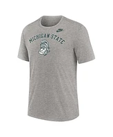 Nike Men's Heather Michigan State Spartans Legacy Arch Tri-Blend T-Shirt