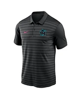 Nike Men's Black Miami Marlins 2025 City Connect Authentic Collection Victory Performance Polo Shirt