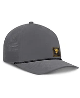 Fanatics Men's Gray Pittsburgh Penguins Captain Rope Adjustable Hat