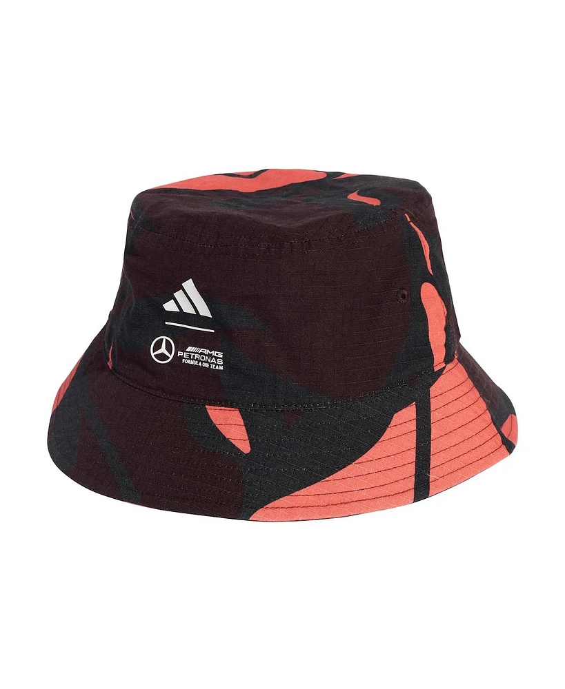 Adidas Men's and Women's Red Mercedes-amg Petronas F1 Team 2025 Miami Grand Prix Pack Bucket Hat