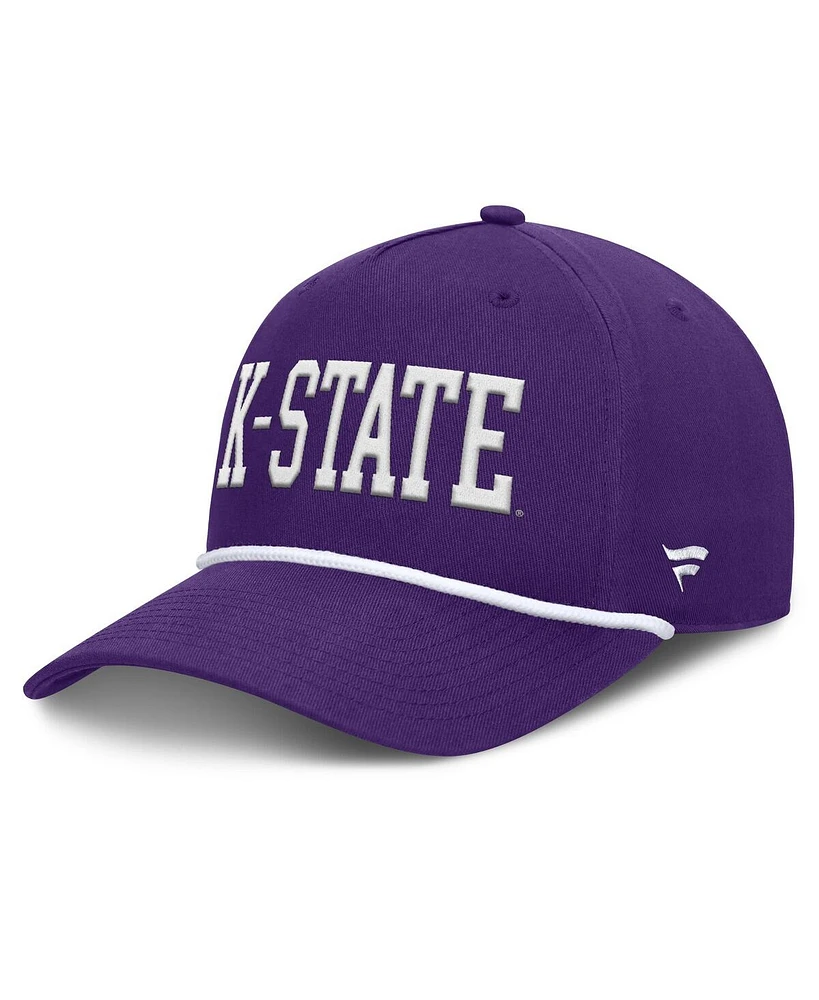 Fanatics Men's Purple Kansas State Wildcats Foul Ball Rope Adjustable Hat