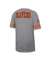 Colosseum Men's Gray Oregon State Beavers Free Spirited Baseball Jersey