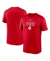 Nike Men's Scarlet Ohio State Buckeyes 2025 Sideline Legend Performance T-Shirt