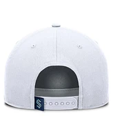 Fanatics Men's White Seattle Kraken Rope A-Frame Adjustable Hat