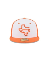 New Era Men's White Corpus Christi Hooks Theme Nights 59FIFTY Fitted Hat