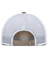 Nike Men's and Women's Khaki/White Atlanta Braves Club Trucker Adjustable Hat